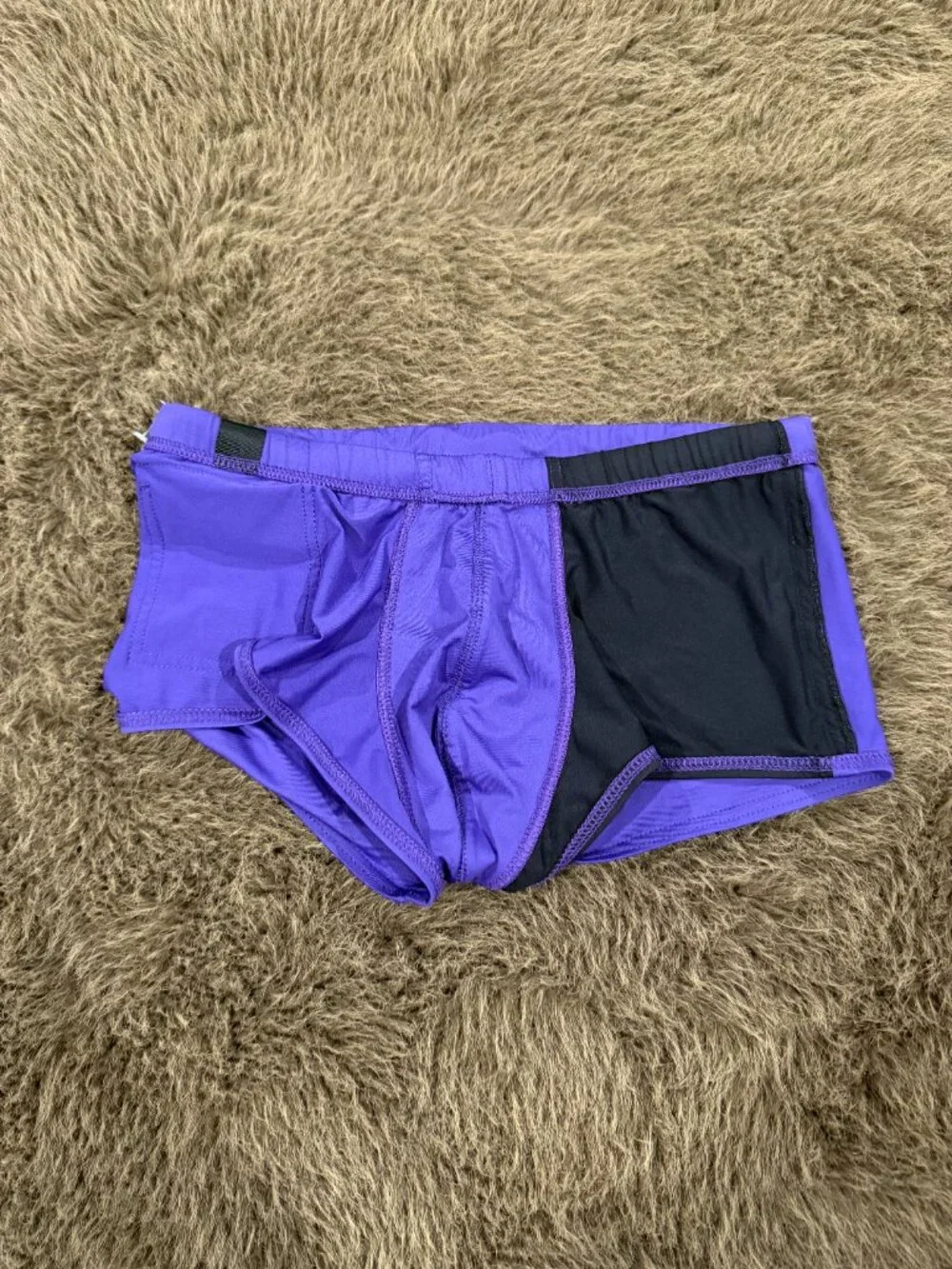 Gregg Homme Men's Swim Trunk Size Small Purple Black Like New